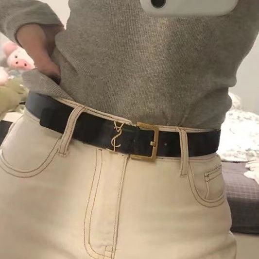 YSL Women's Fashion Pin Buckle Belt XX25081711