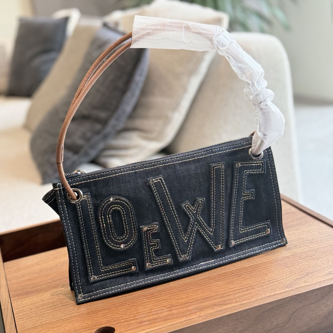 LOE Denim Underarm Bag AM25081919