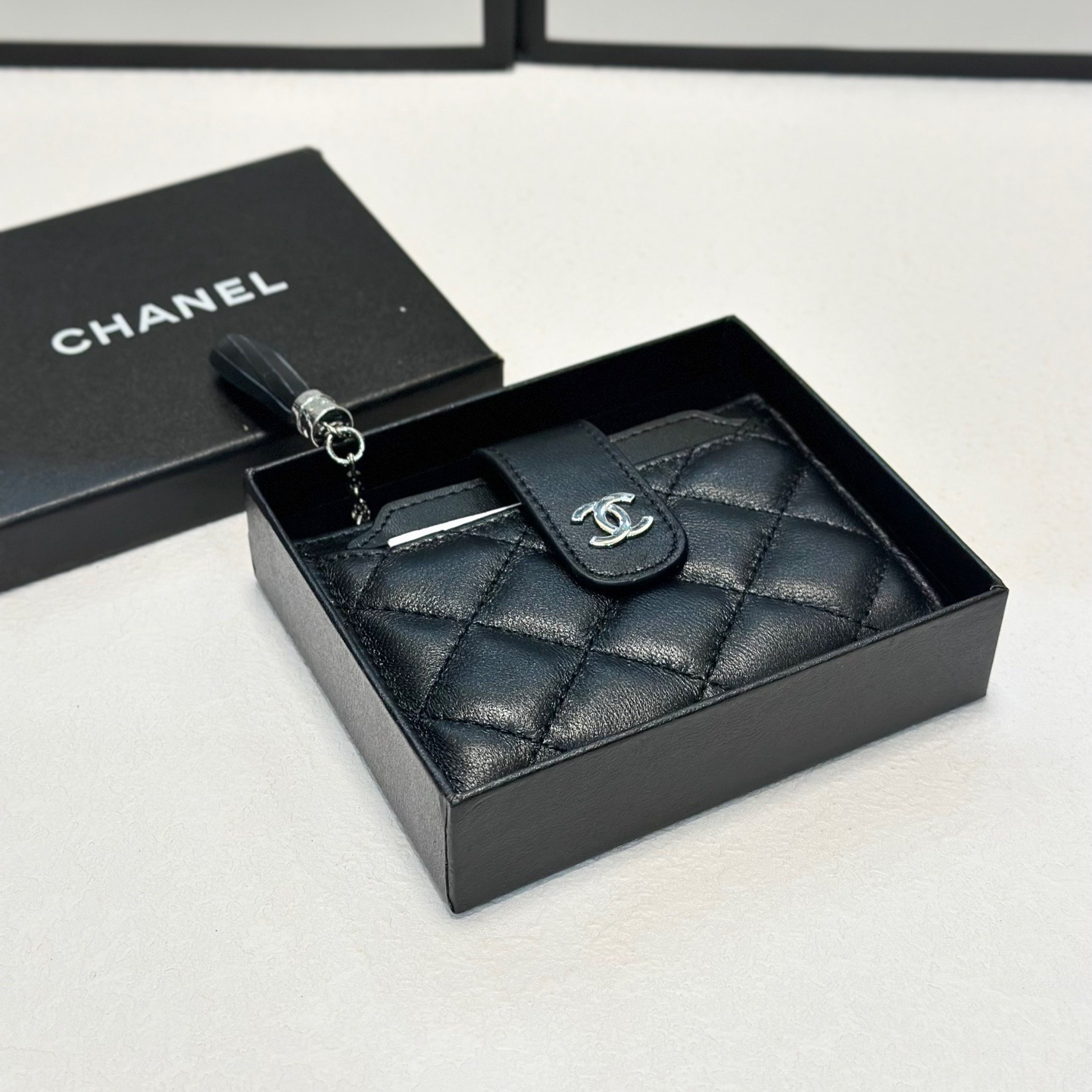 CH Classic Flap Quilted Lambskin Short Wallet YV25083004