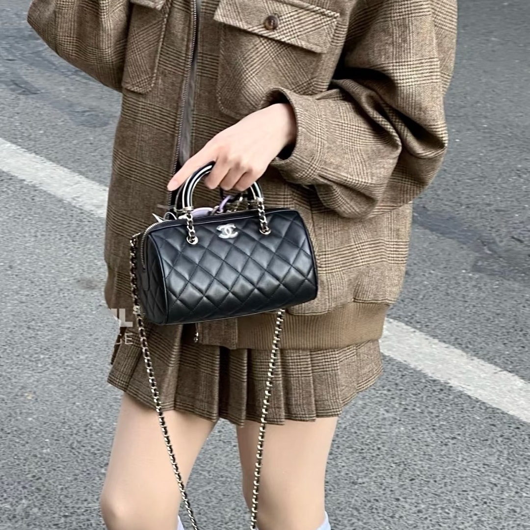 CH Patent Quilted Mini Top-Handle Bags  YV25083009