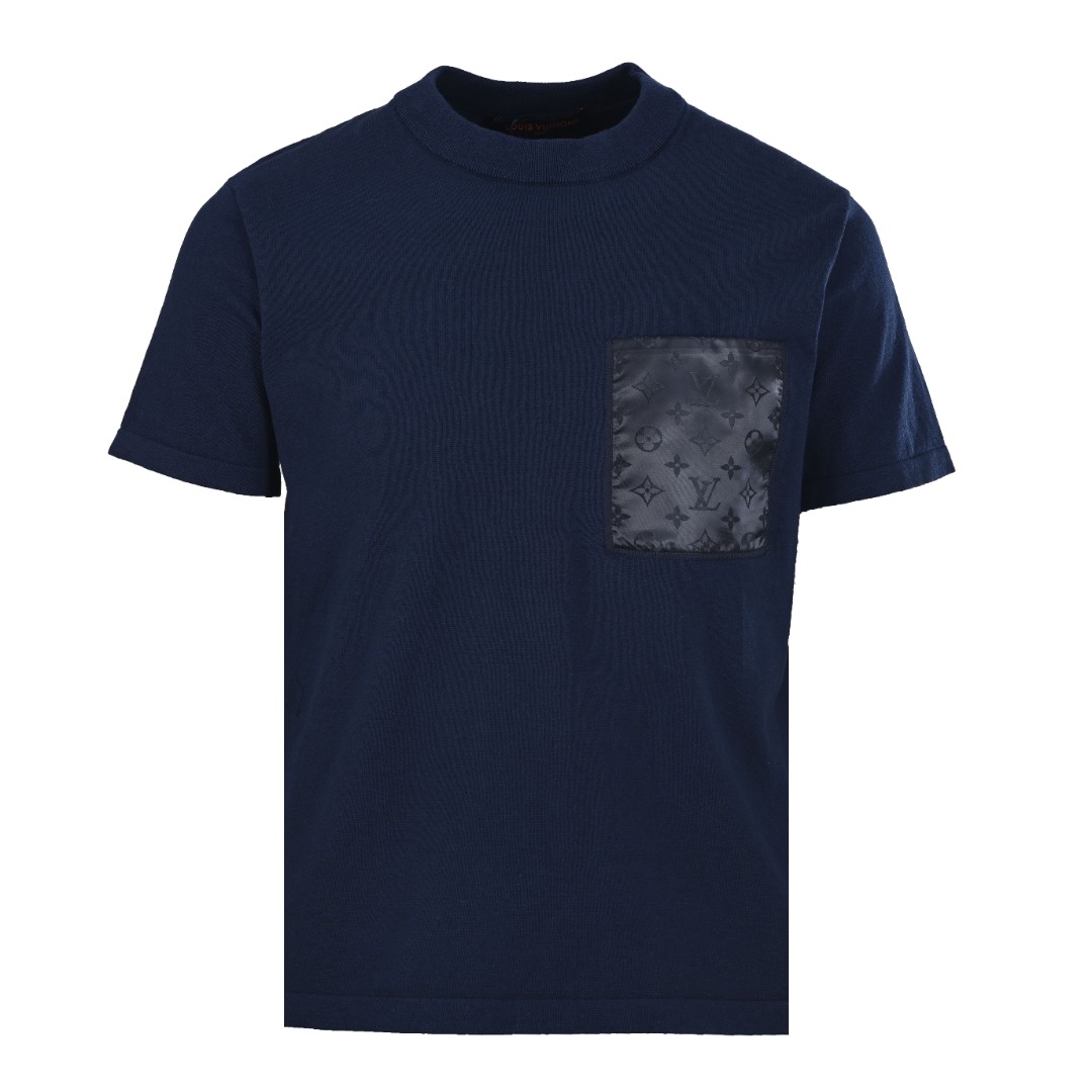 LV Knitted Jacquard - Paneled Nylon - Inlaid Short - Sleeved T - Shirt XX25082010