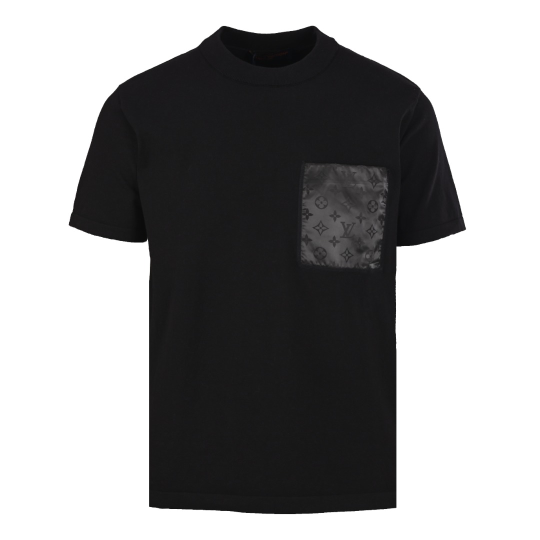 LV Knitted Jacquard - Paneled Nylon - Inlaid Short - Sleeved T - Shirt XX25082010