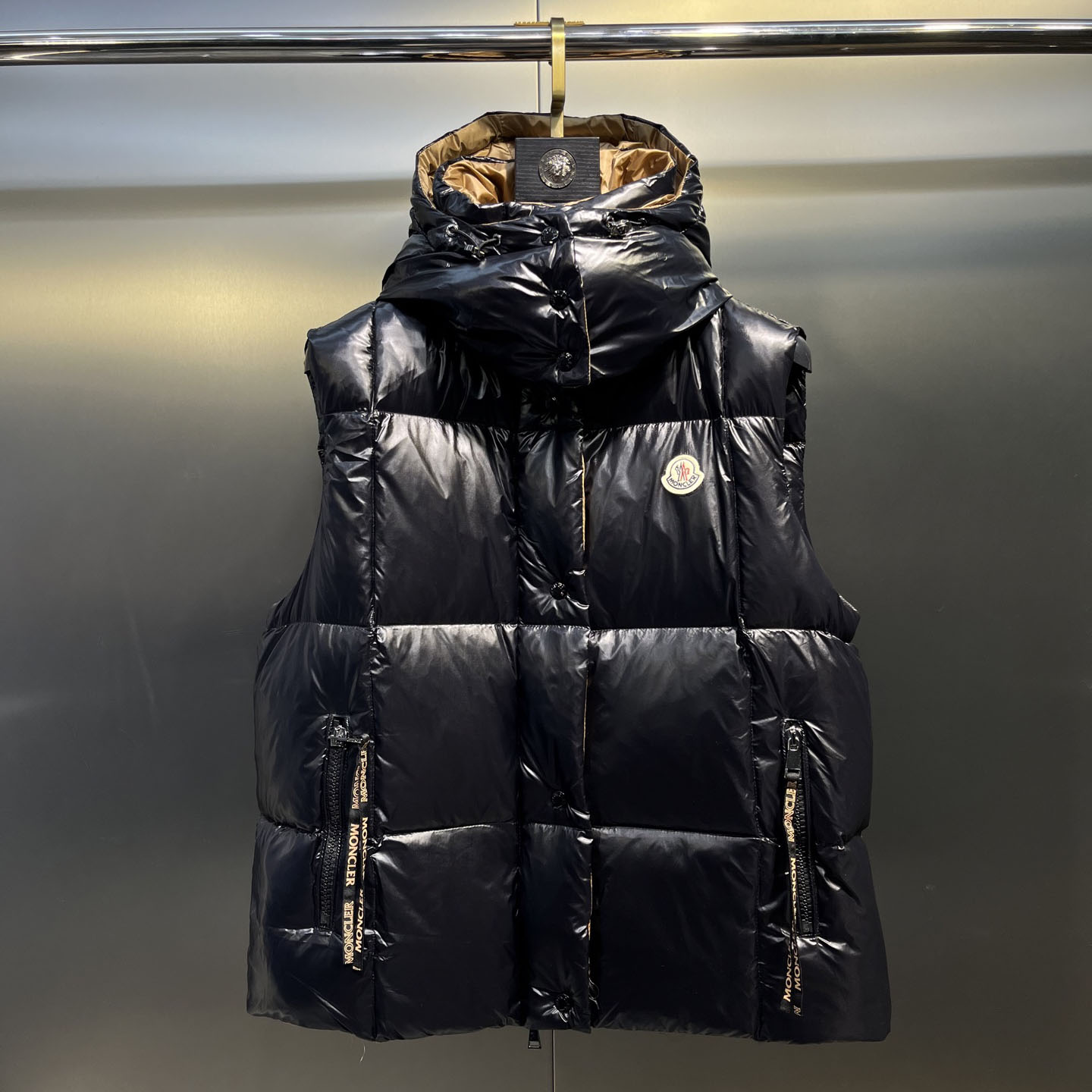 Mcl 25th New Collection Color - Blocked Hooded Down Jacket XX25082017