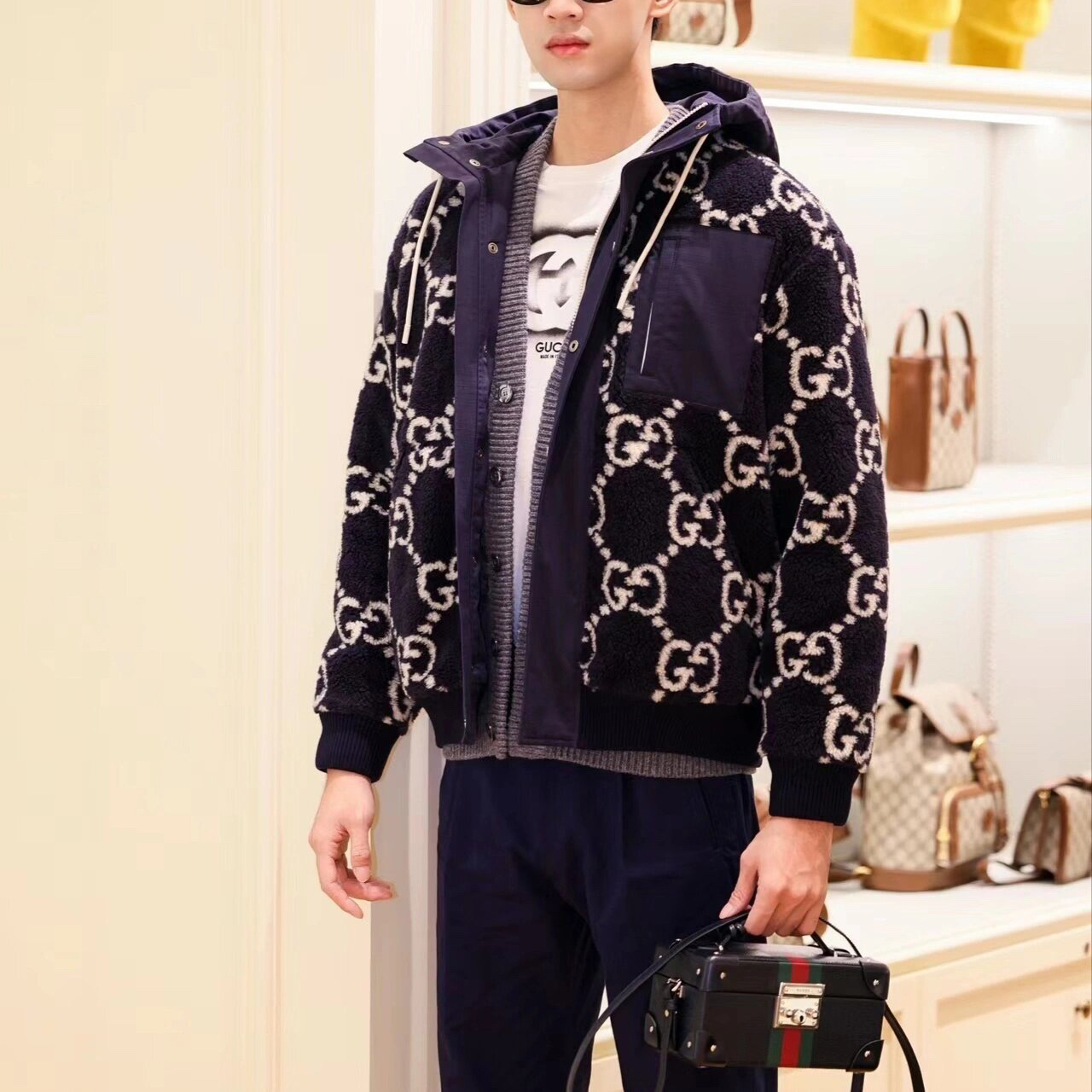 GG Unisex Classic Lamb Fleece Jacket XX25082201