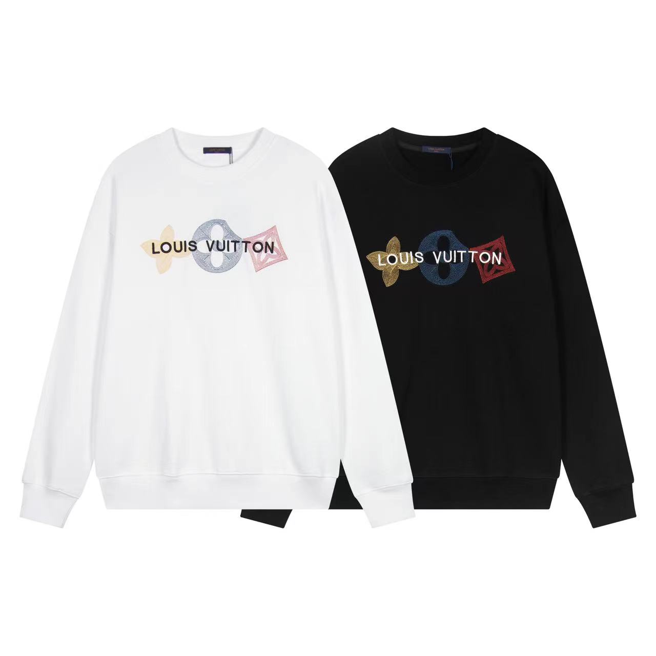 LV Embroidered Logo Sweatshirt AM25082139