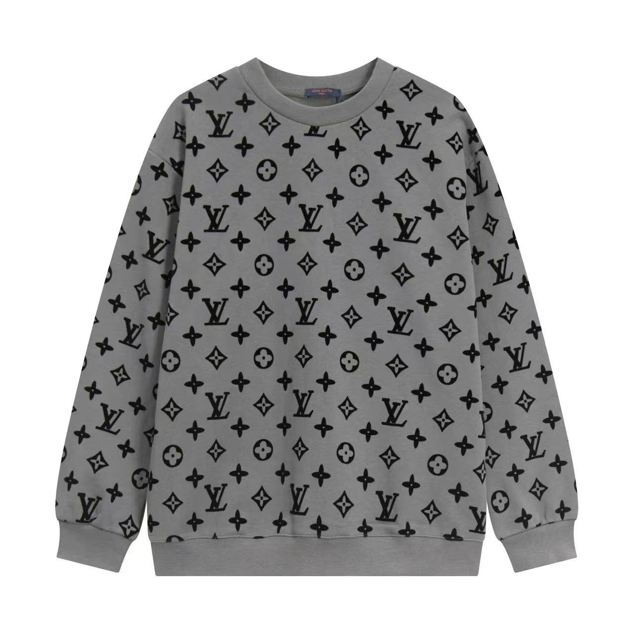 LV All-Over Flocked Logo Sweatshirt AM25082144