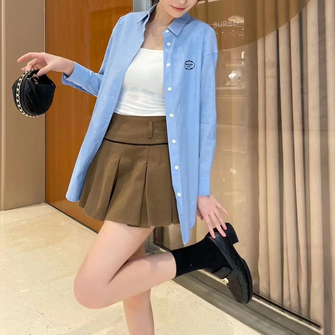 PRA Unisex Logo-Embroidered Long-Sleeve Shirt XX25082209