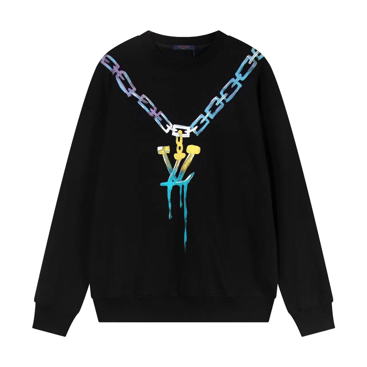 LV Stylish Shackle-Print Sweatshirt AM25082142