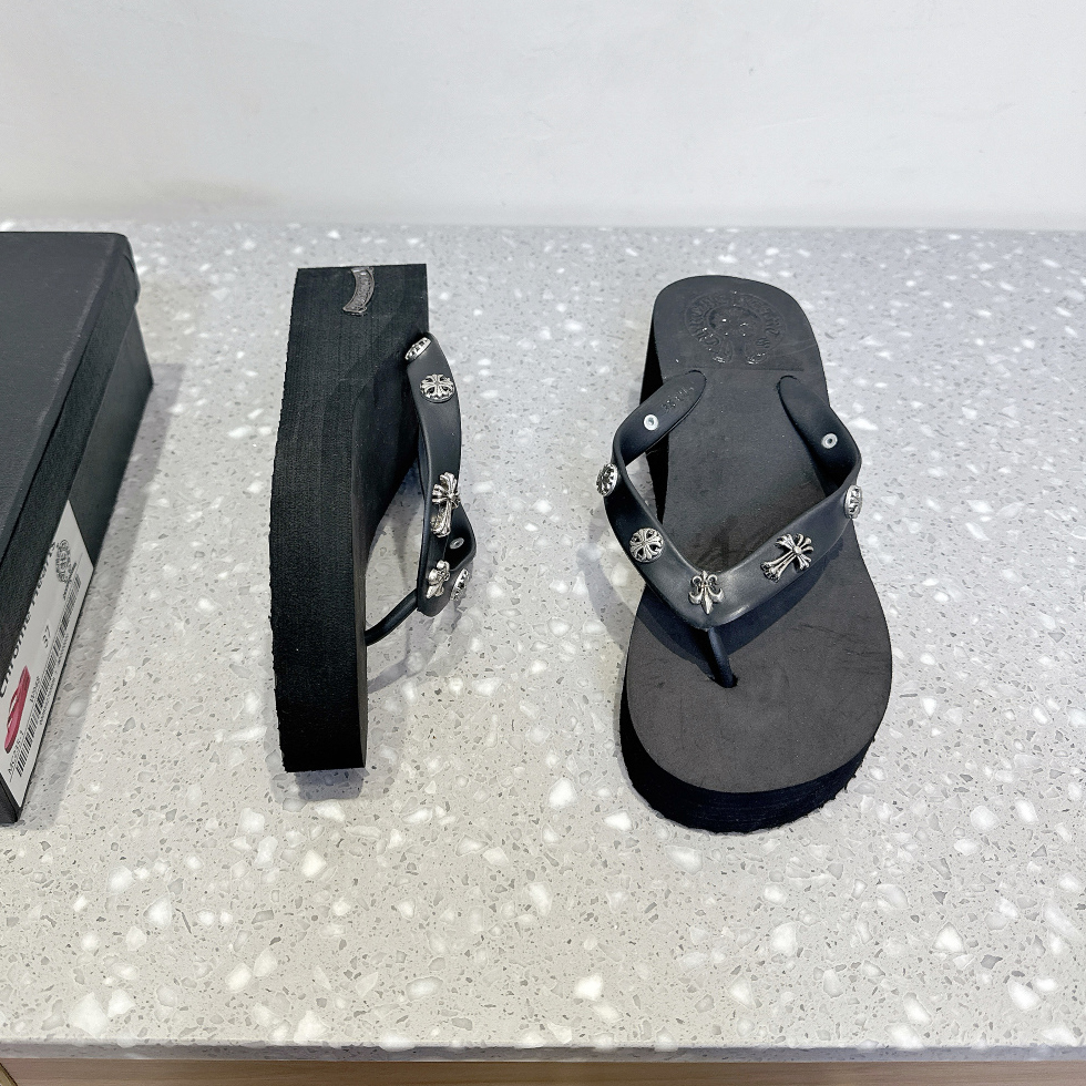 CH Wedge-Heeled Platform Flip-Flops XX25082255