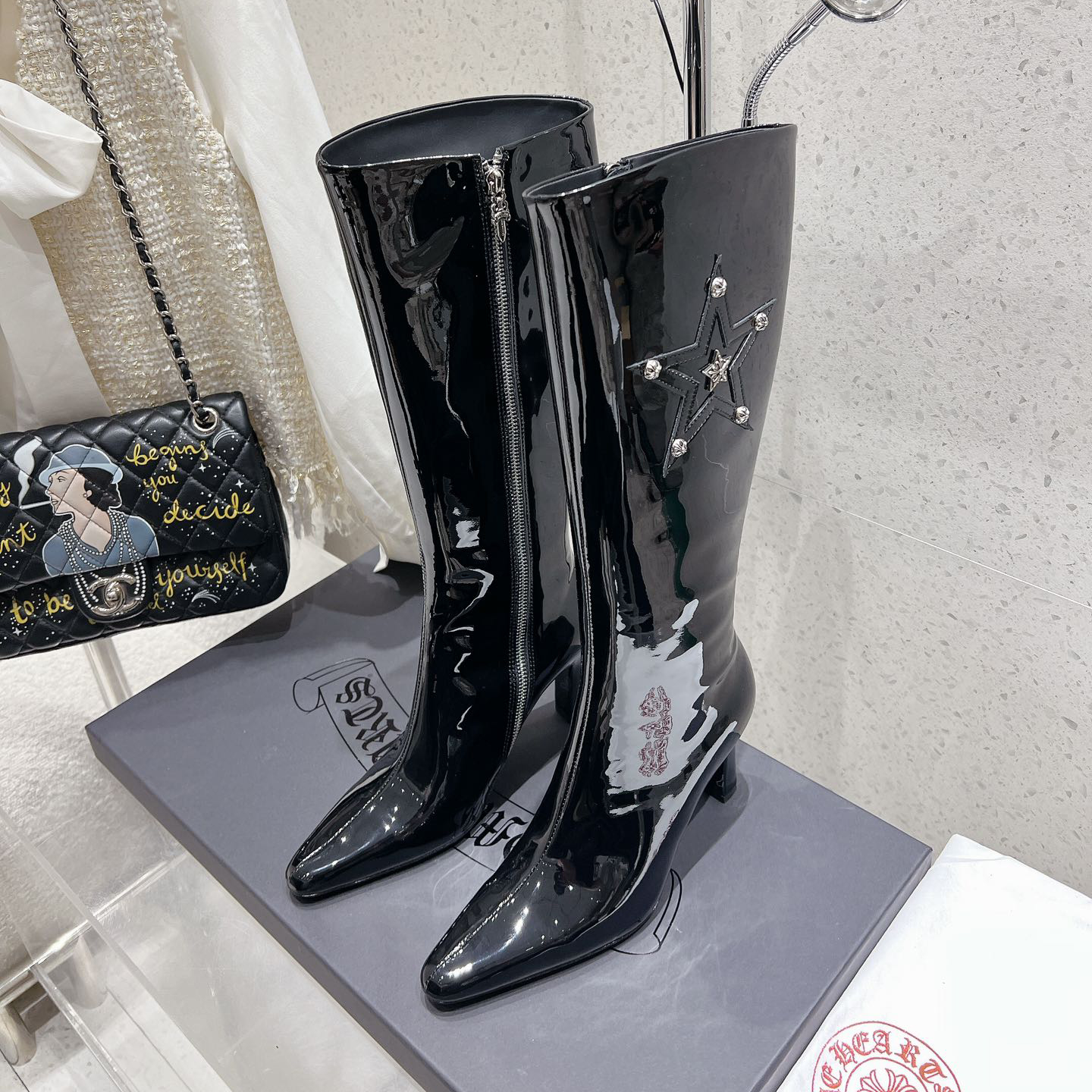 CH Classic Patent Leather Pumps XX25082259