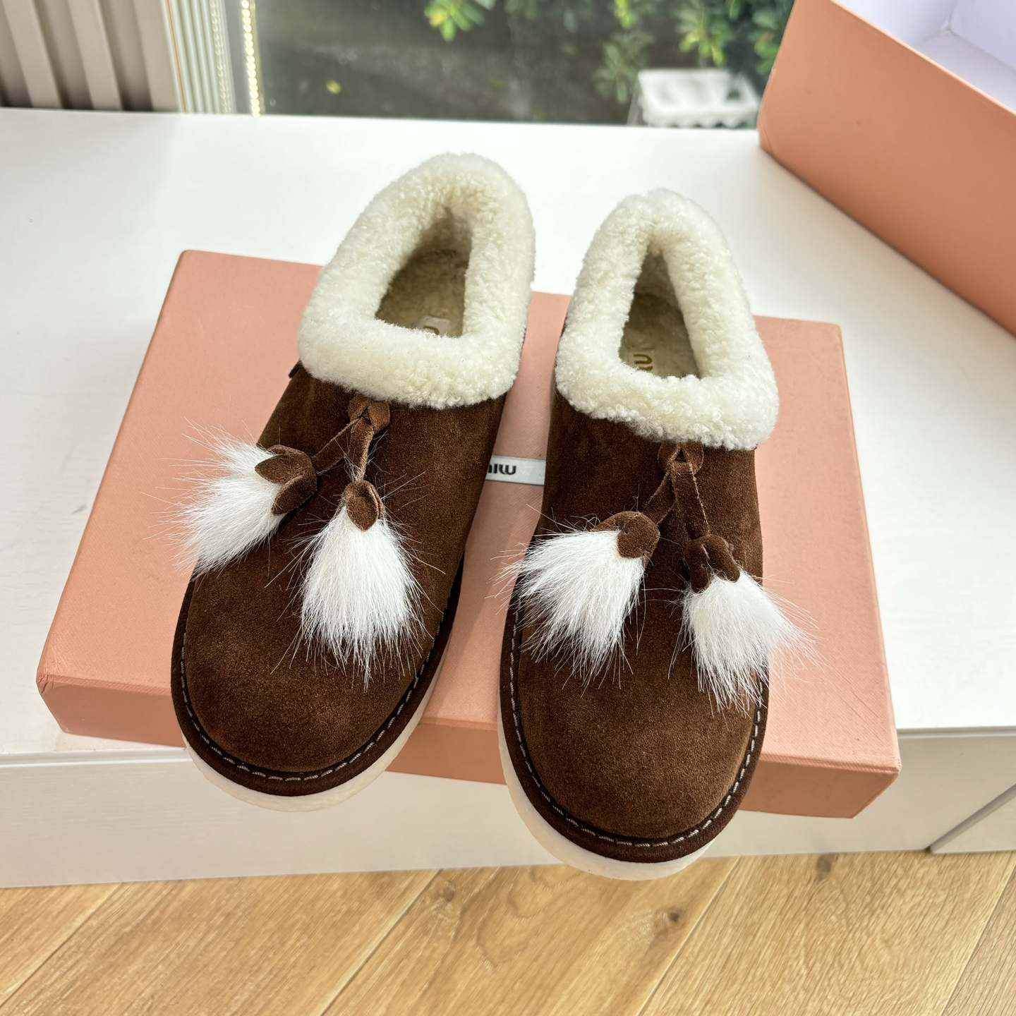 Miu Wool Snow Boots XX25082239