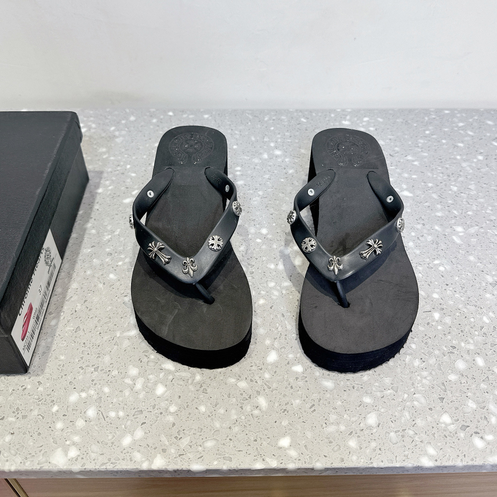 CH Wedge-Heeled Platform Flip-Flops XX25082255