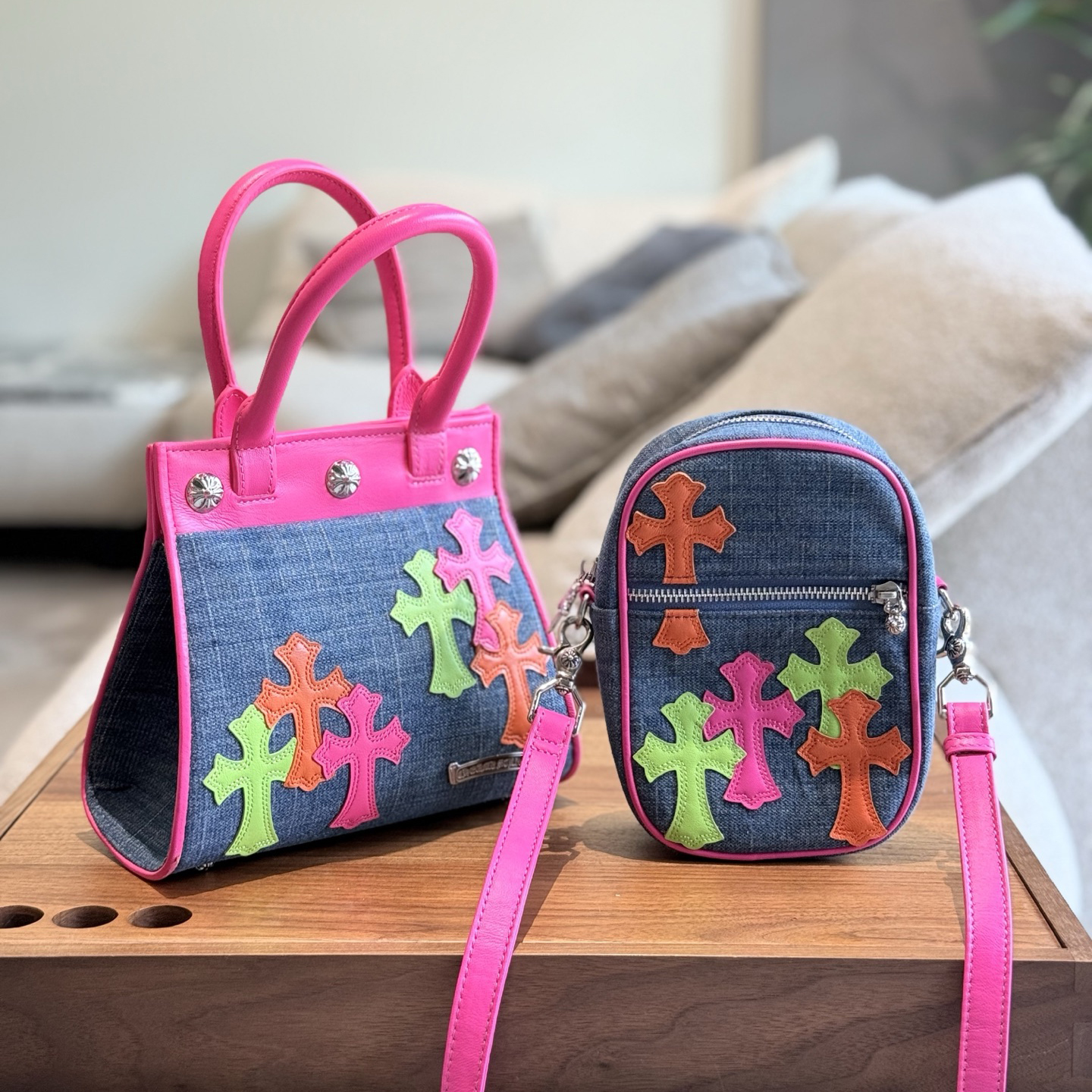 CH Miami Limited Denim Leather Bag XX25082266