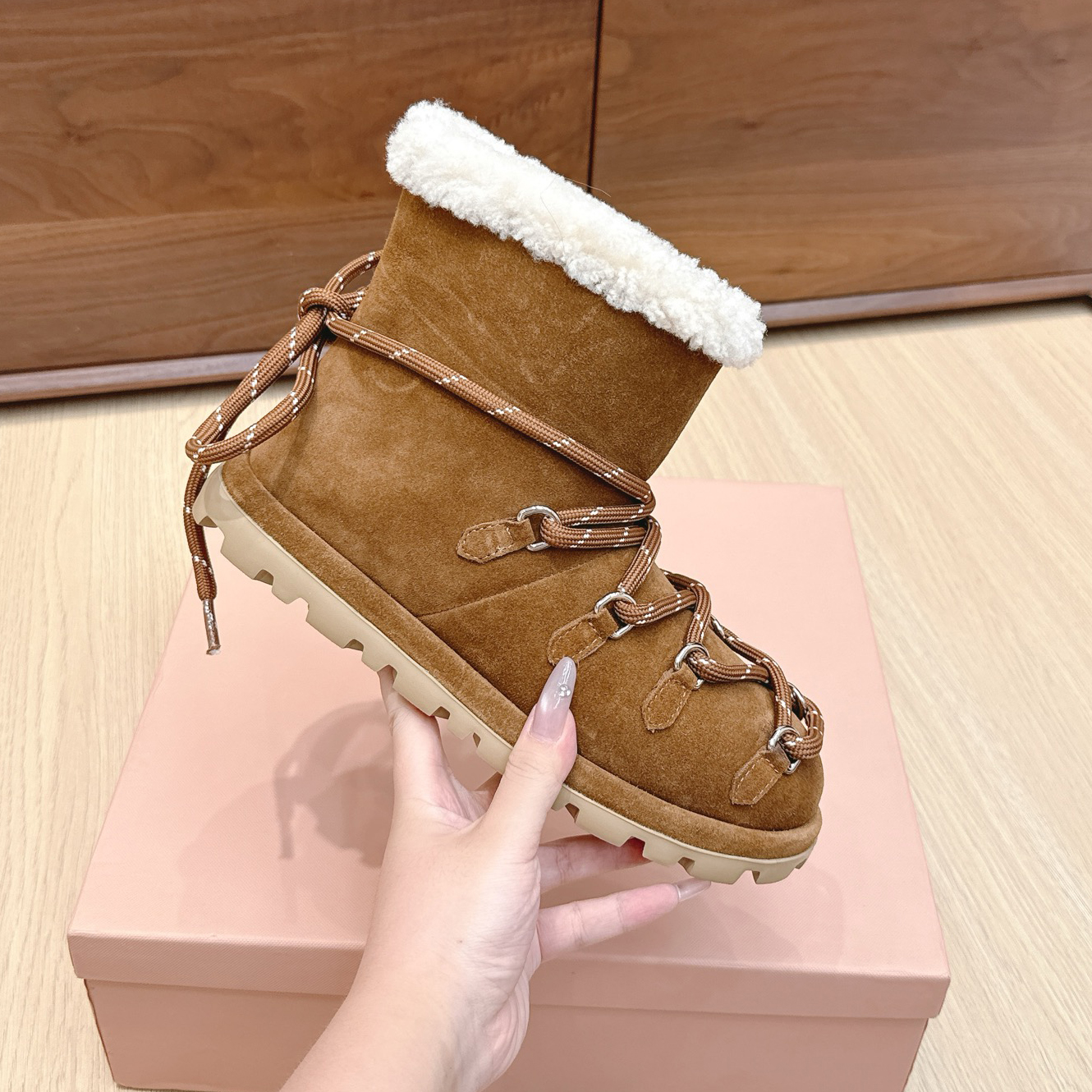 Miu 25New Fur Ankle Boots XX25082234