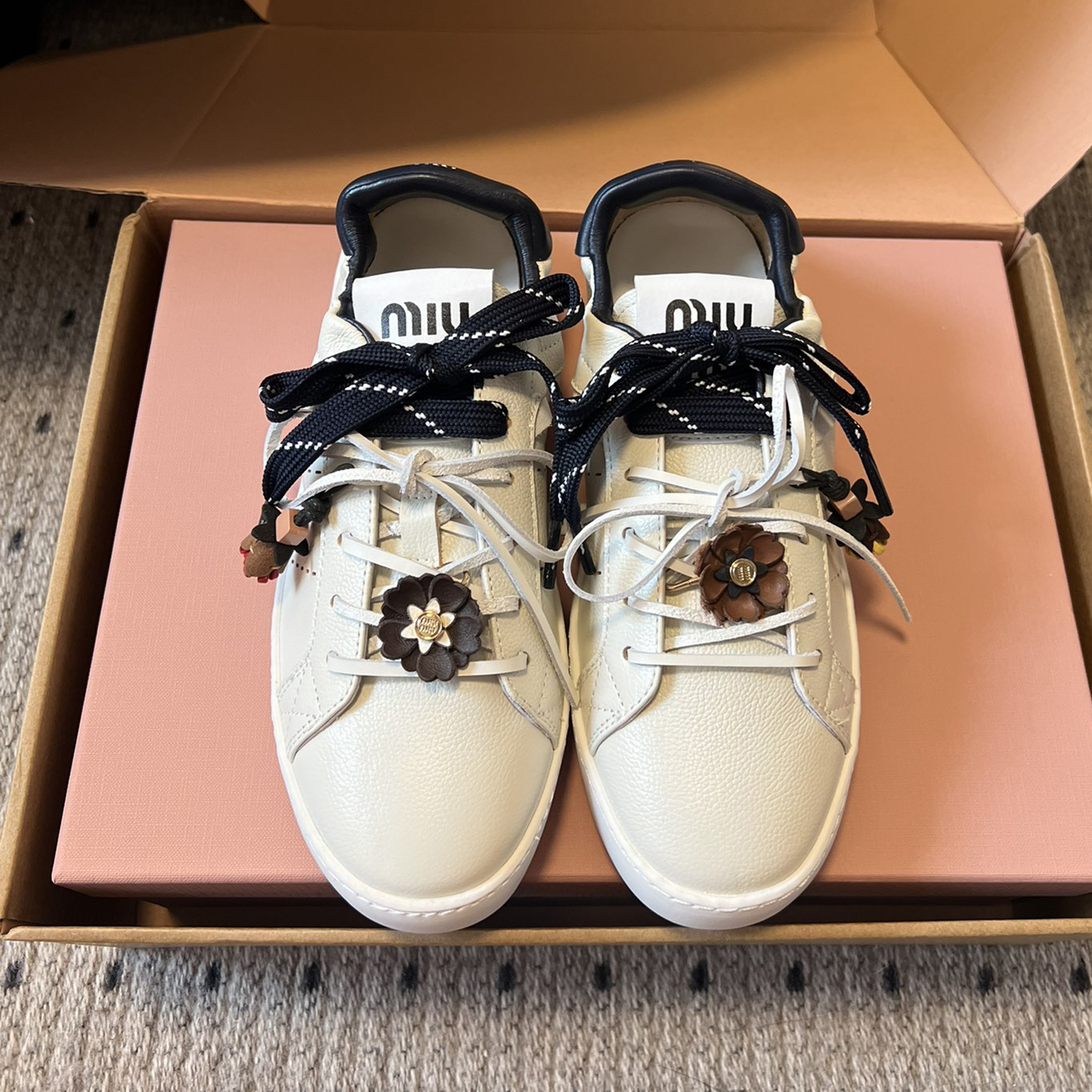 Miu Colorblocked Casual Flats XX25082240