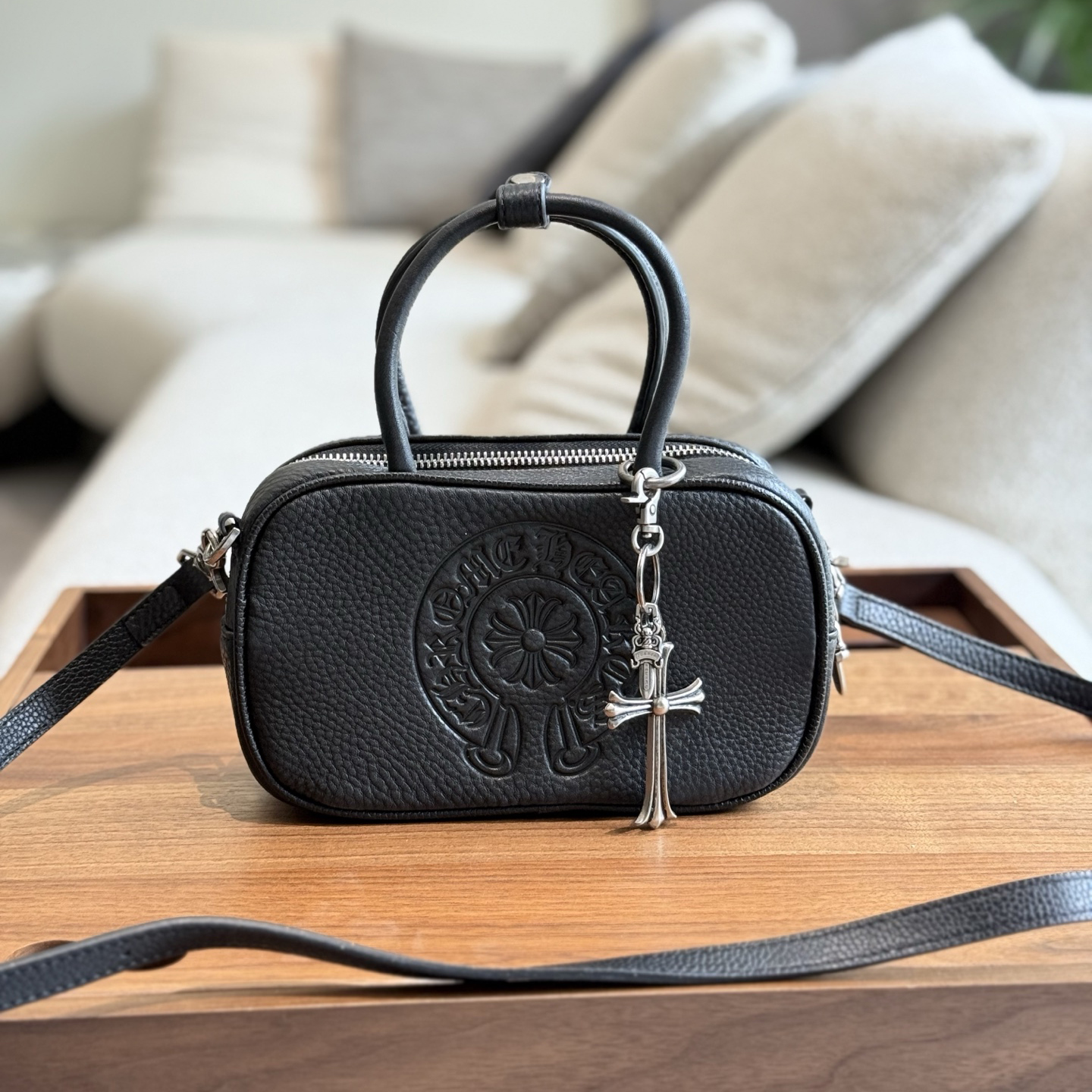 CH Classic Logo Embossed Bowling Bag XX25082304