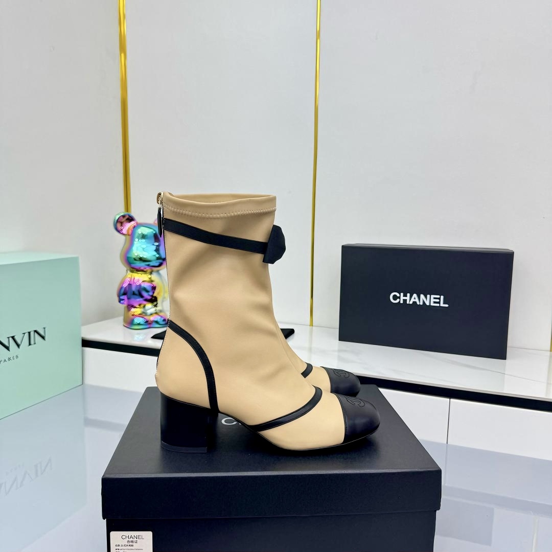 CH Color - Block Toe Short Boots YV25090209