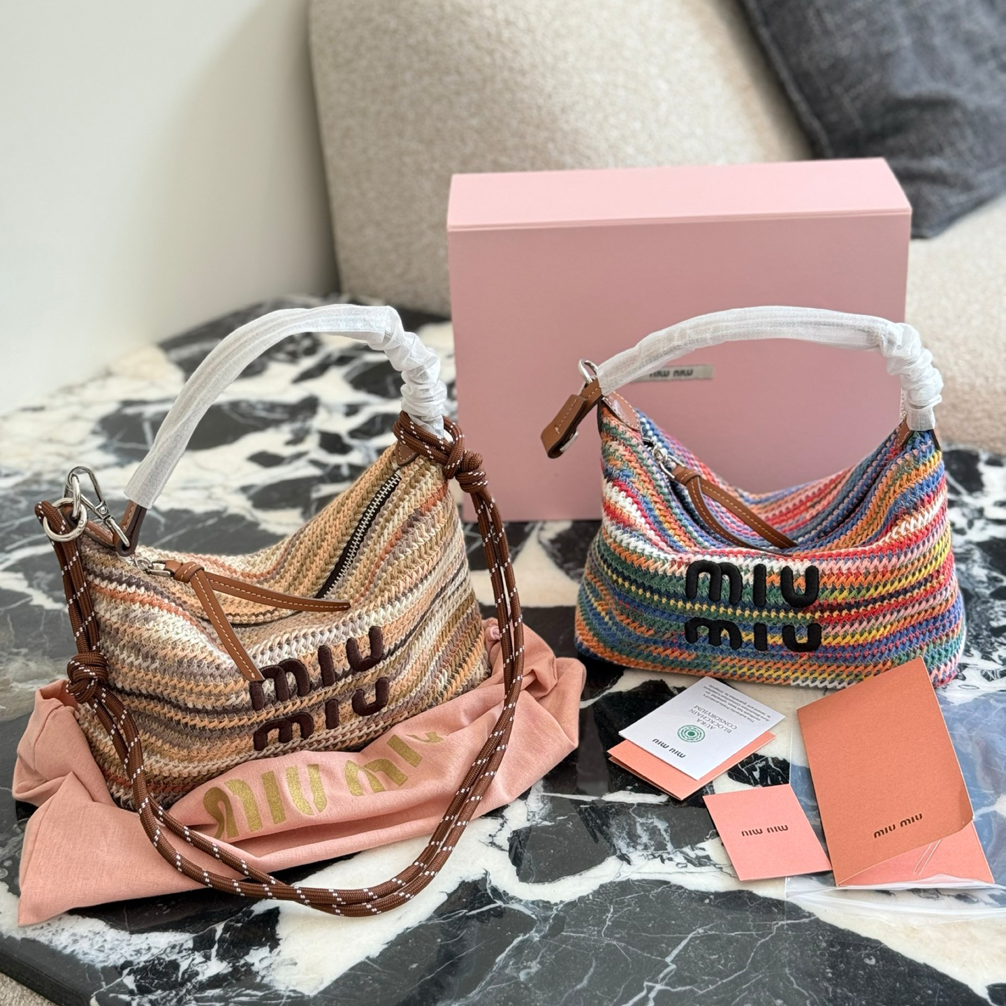 Miu Mini Rainbow Shoulder Bag XX25082315