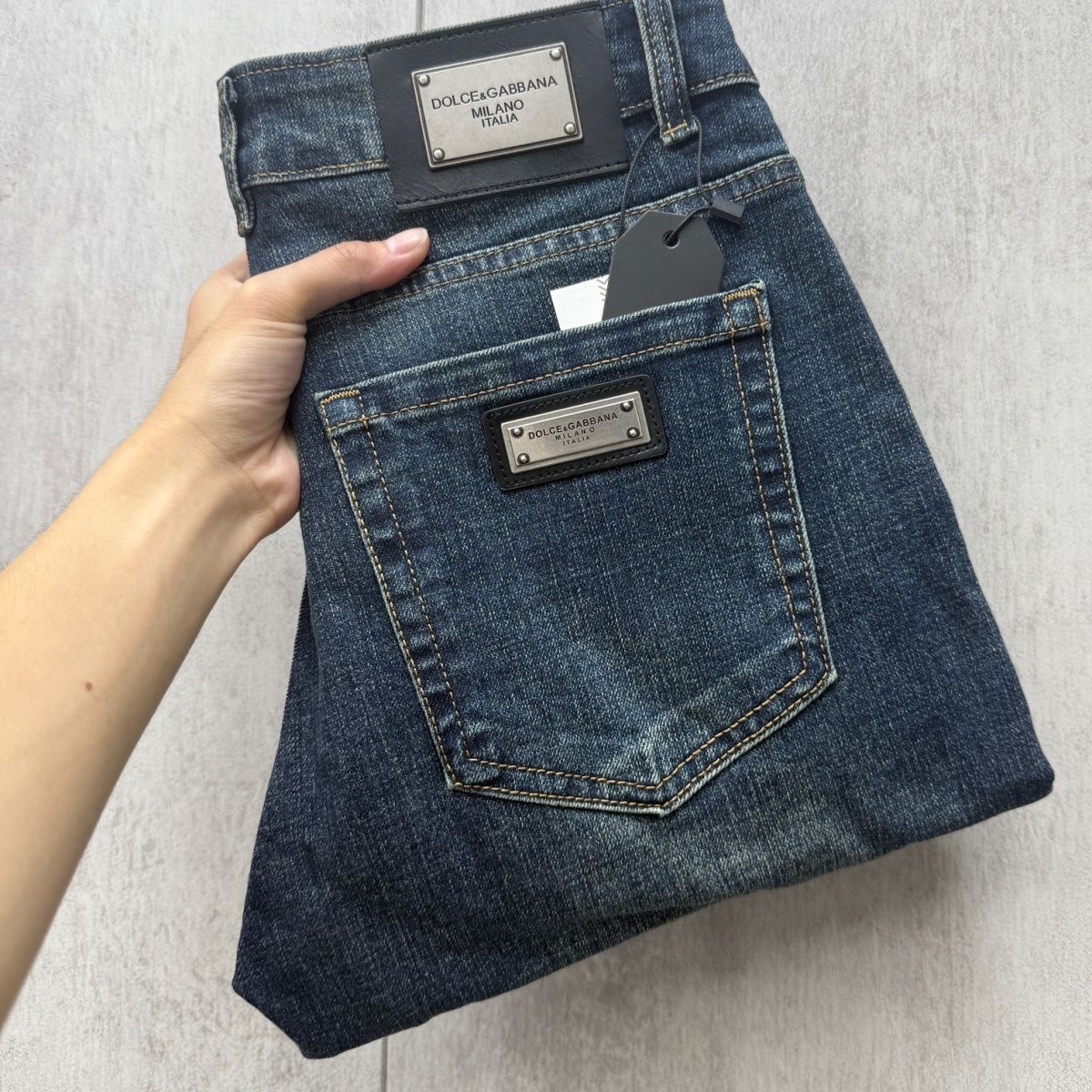 D&G Men's Micro Logo Jeans R25090208