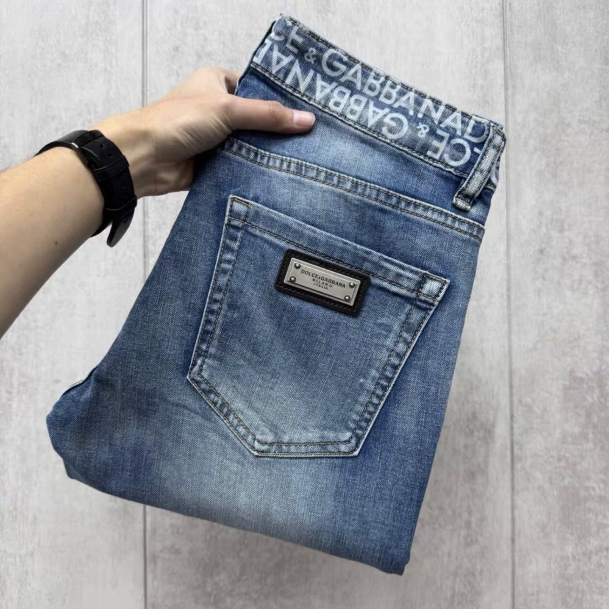 D&G Men's Printed Jeans R25090230