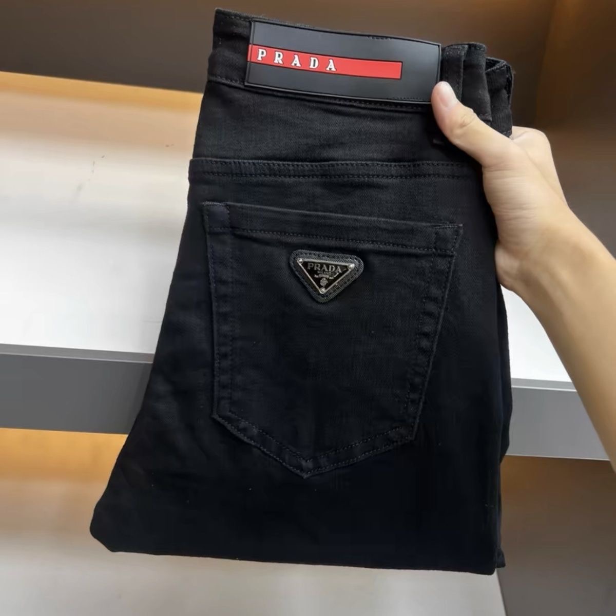PRA Men's Classic Black Jeans R25090203