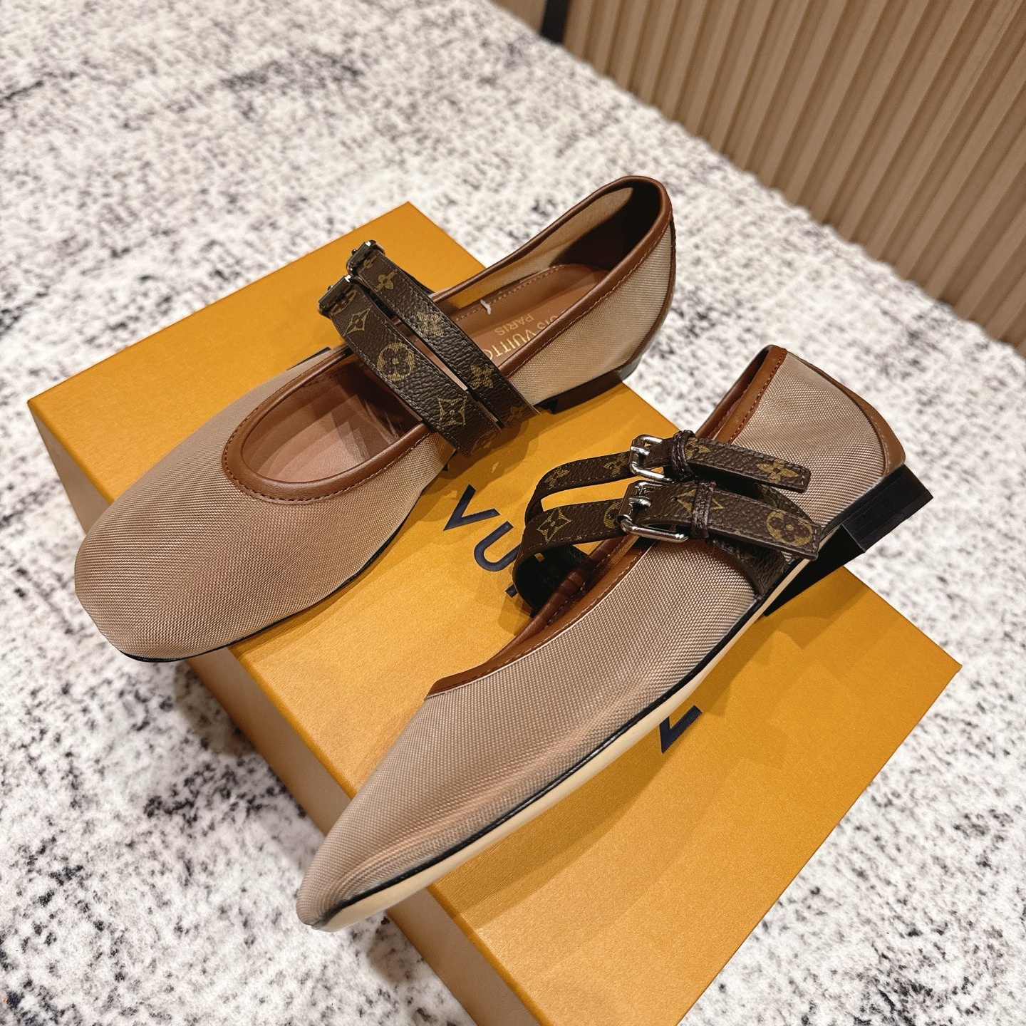 LV Mary Janes Flat Shoes YV25090308
