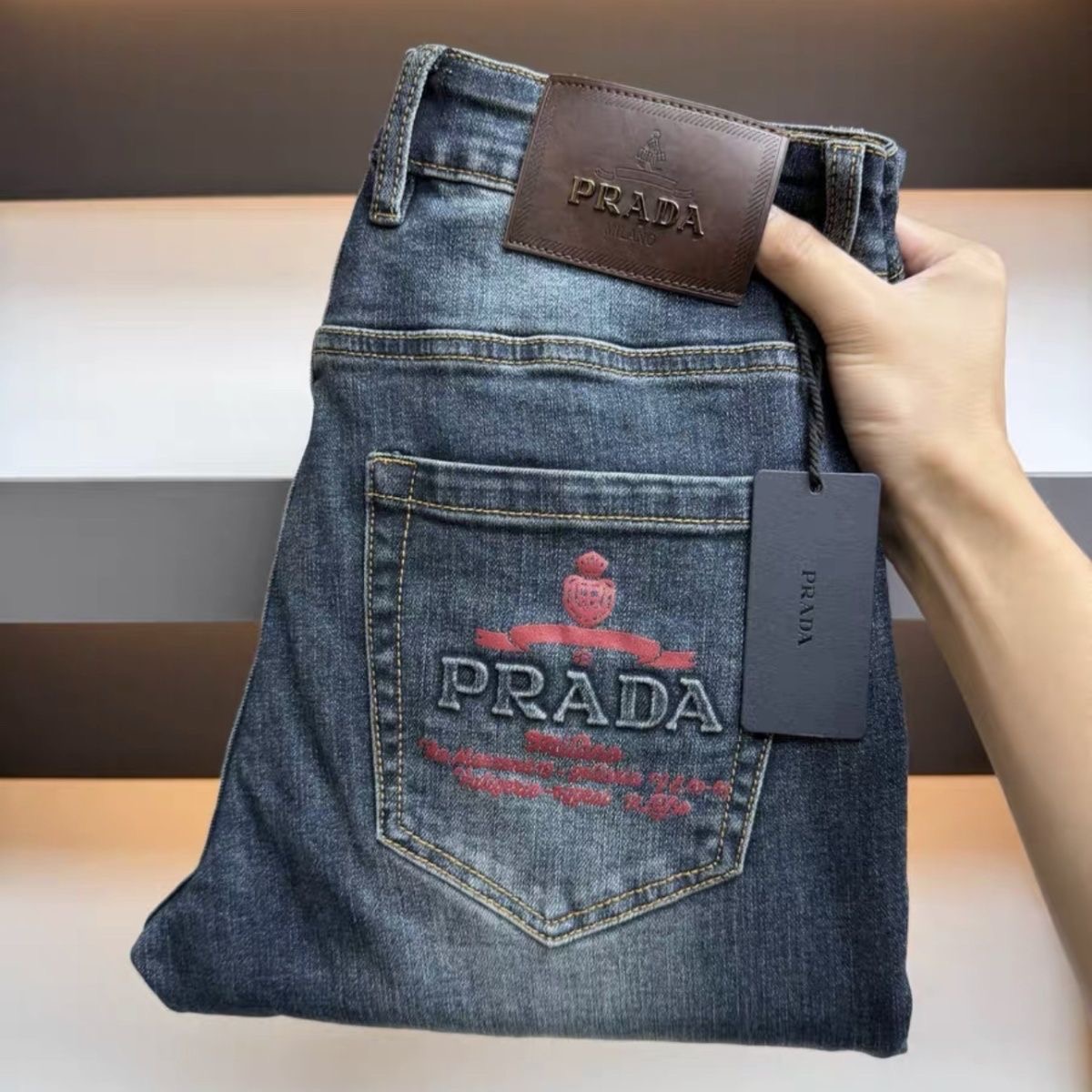 PRA Men's Washed Jeans R25090214