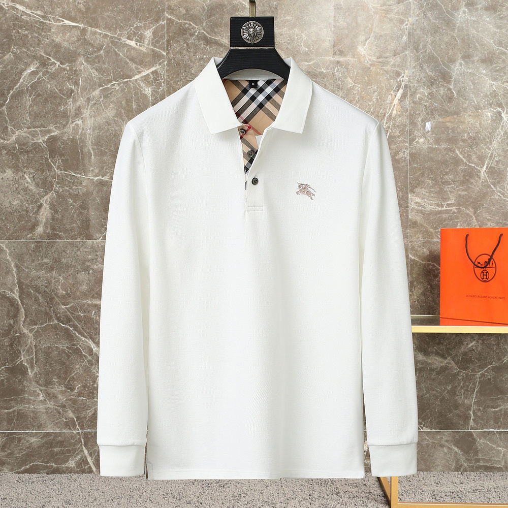 Bur Men's Micro Logo Long Sleeve Polo FE25090335