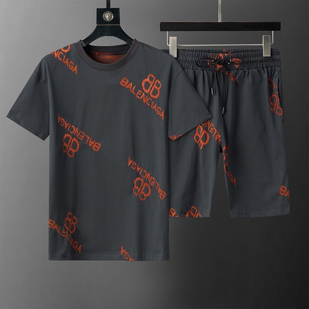 BLCG Men's Short Sleeve Shorts Set FE25090317