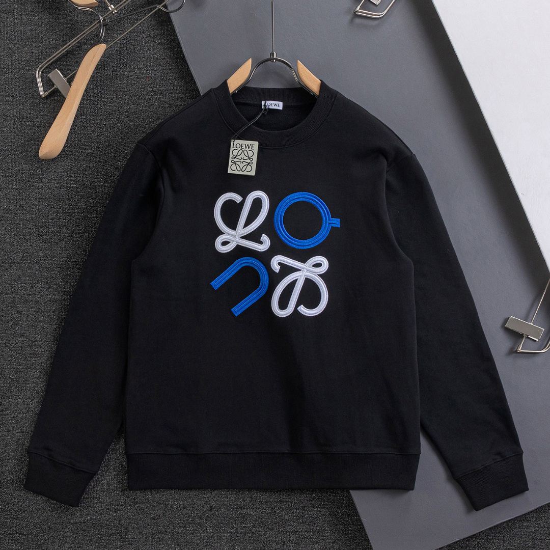 LOE Unisex Logo-embroidered Sweatshirt MM25090406