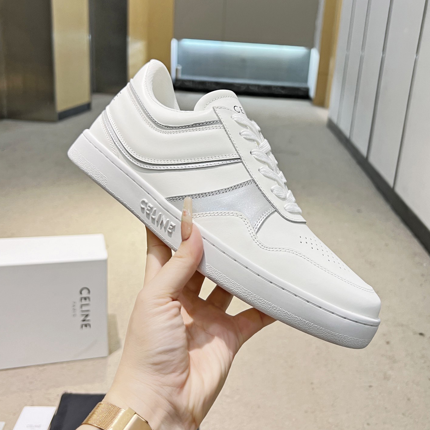 CE Trainer Low-top Leather Sneakers MM25090420