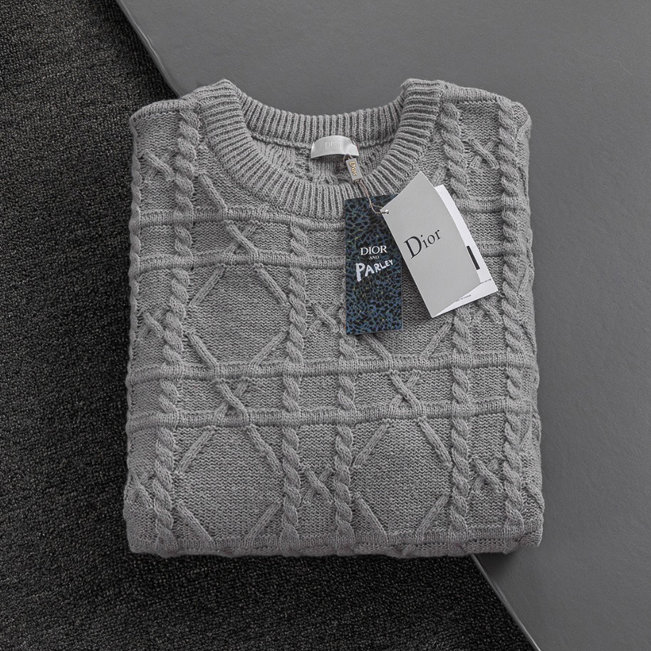 CD Cannage Crew Neck Sweater MM25090410