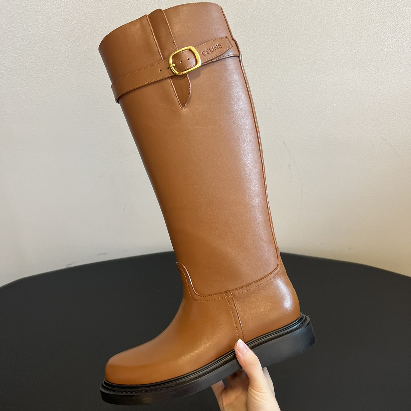 CE 25New Retro Flat High Boots MM25090423