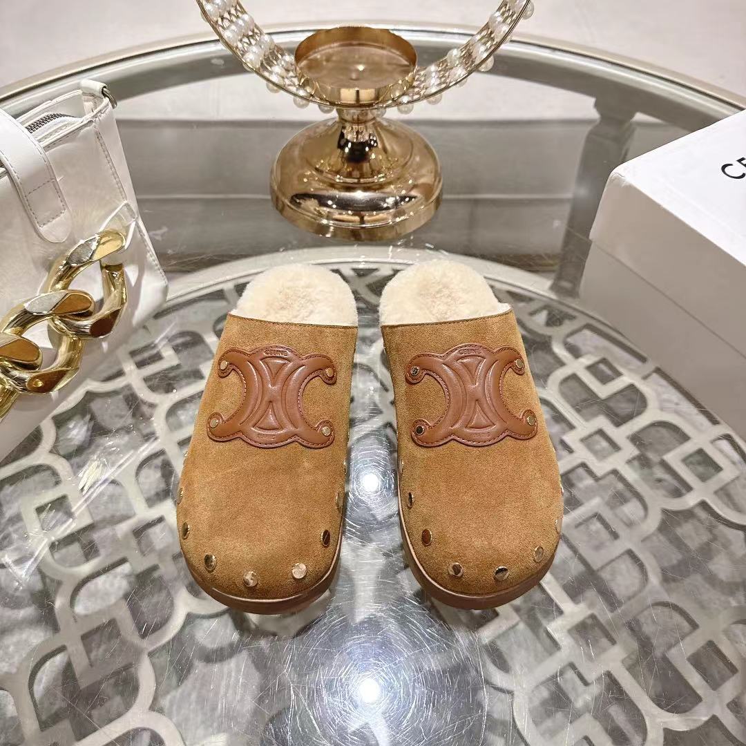 CE Mules Wool Slippers MM25090426