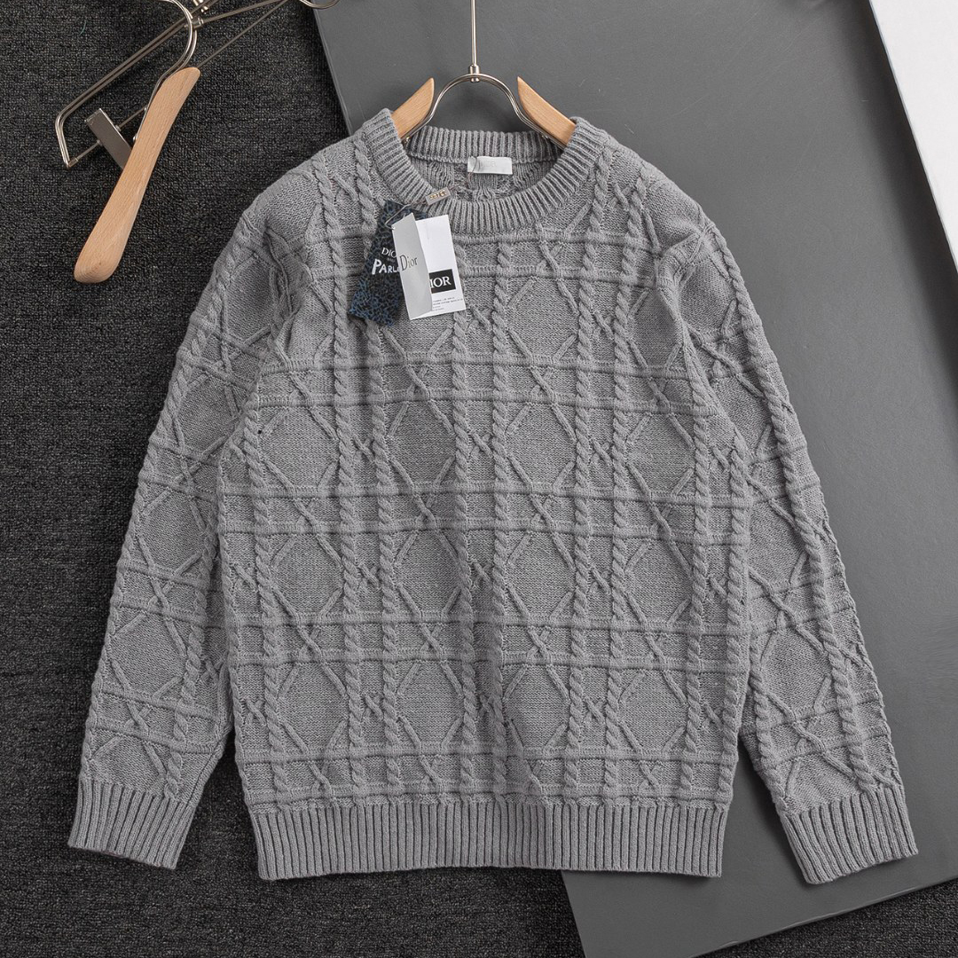 CD Cannage Crew Neck Sweater MM25090410