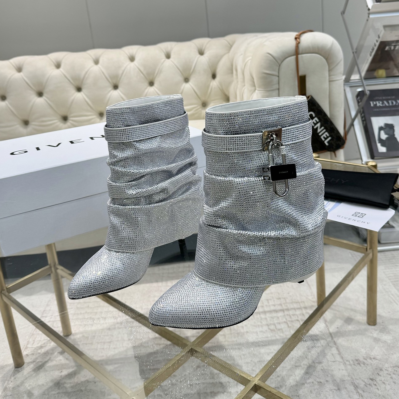 GV 25New Nappa Leather Ankle Boots XX25090429