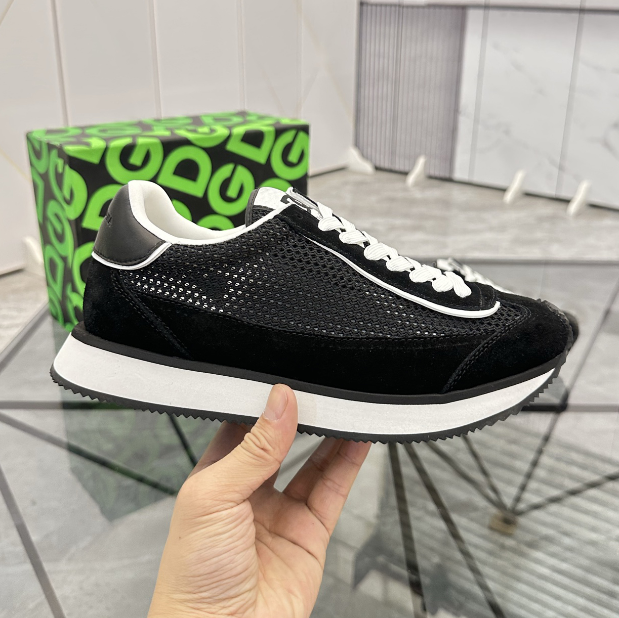 D&G Mesh Panel Sneakers AE250900712