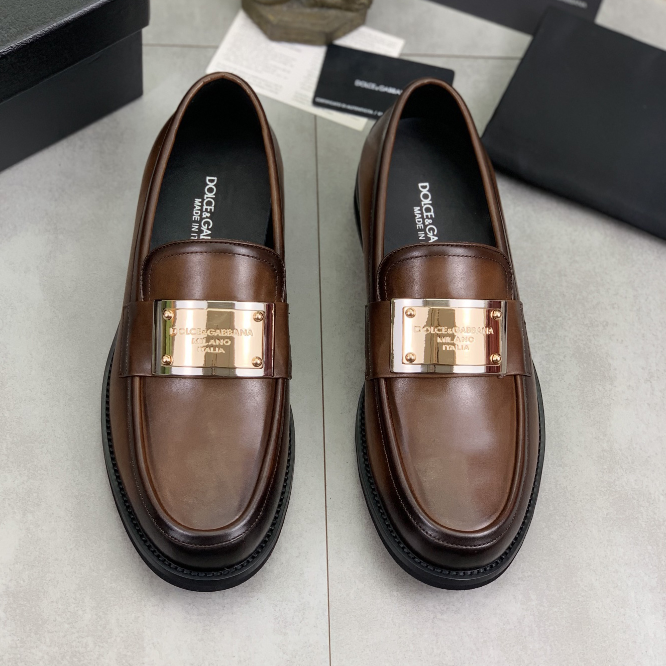 D&G Men's Classic Casual Leather Shoes AE250900719