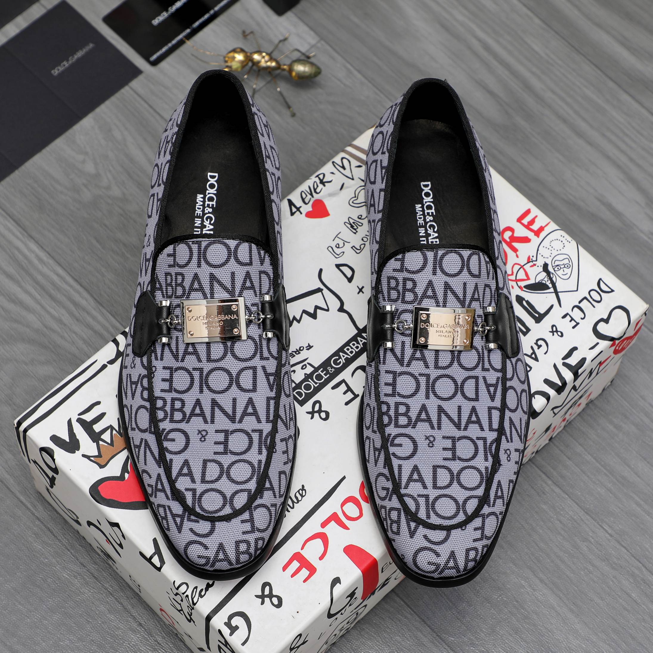 D&G Casual Leather Shoes AE250900704