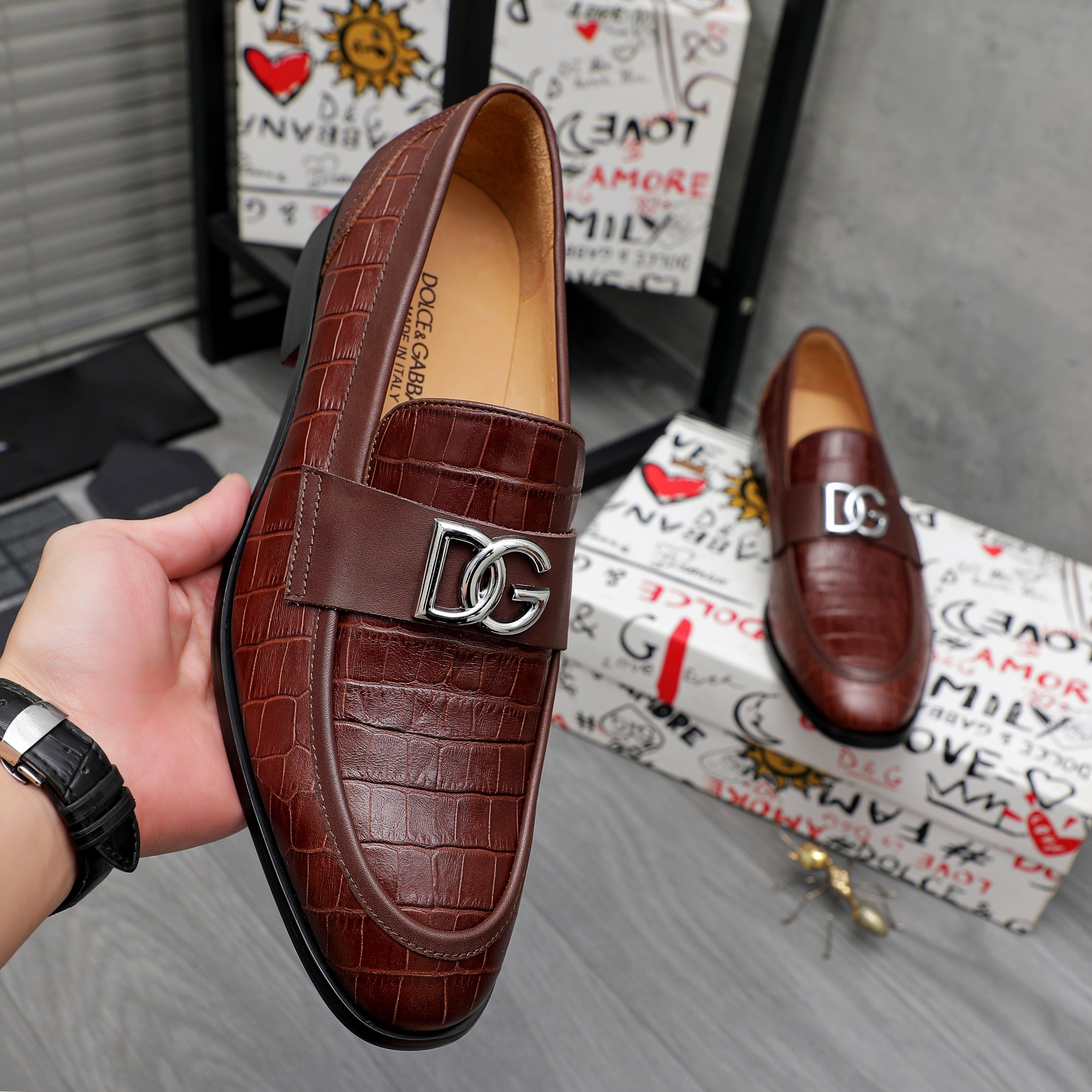 D&G Classic Business Formal Shoes AE250900705