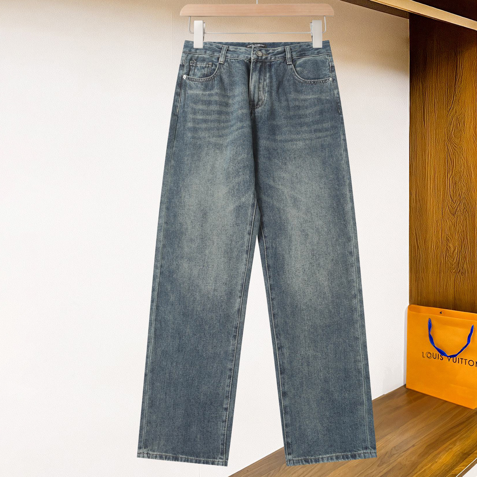 D&G Men's Micro Logo Jeans XX250900601