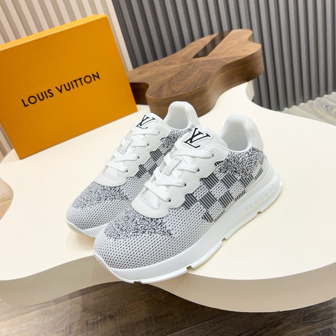LV Flyknit Checkerboard Pattern Sneakers XX25090845