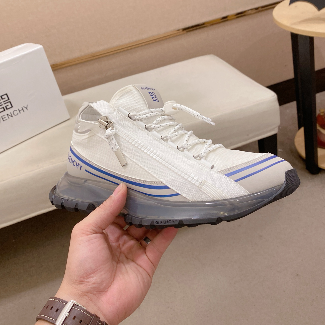 GVC Men's Zipper Casual Sneakers XX250900826