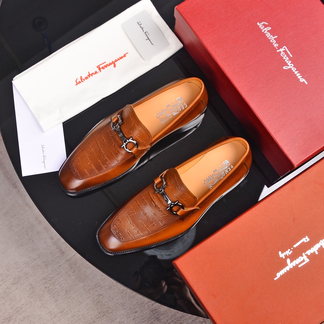 SF Men's Business Formal Leather Shoes XX25090847