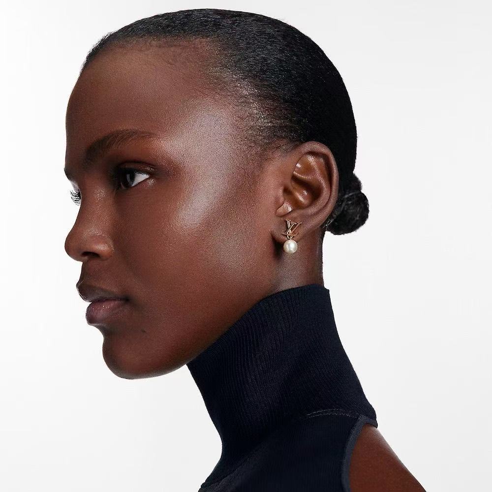 LV Initials Pearl Drop Earrings YPD25090825