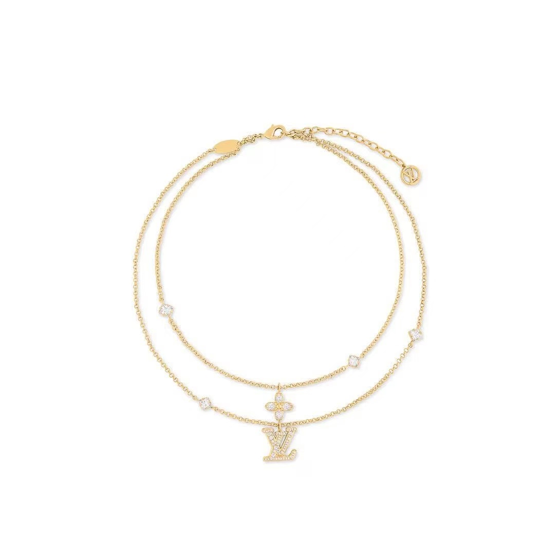 LV Initials Double-Chain Necklace YPD25090821