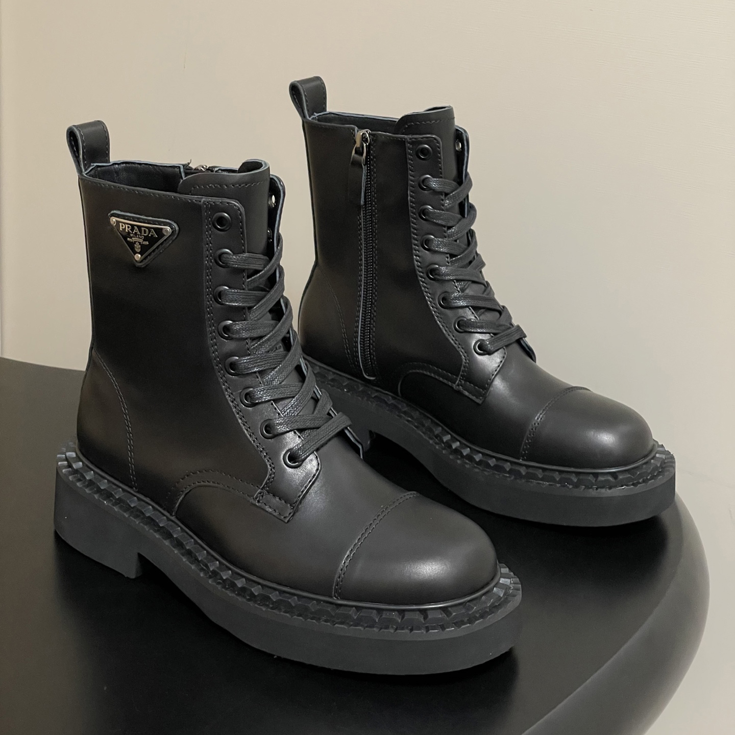 PRA Women's Classic Triangle Logo Lace-Up Boots AM25090915