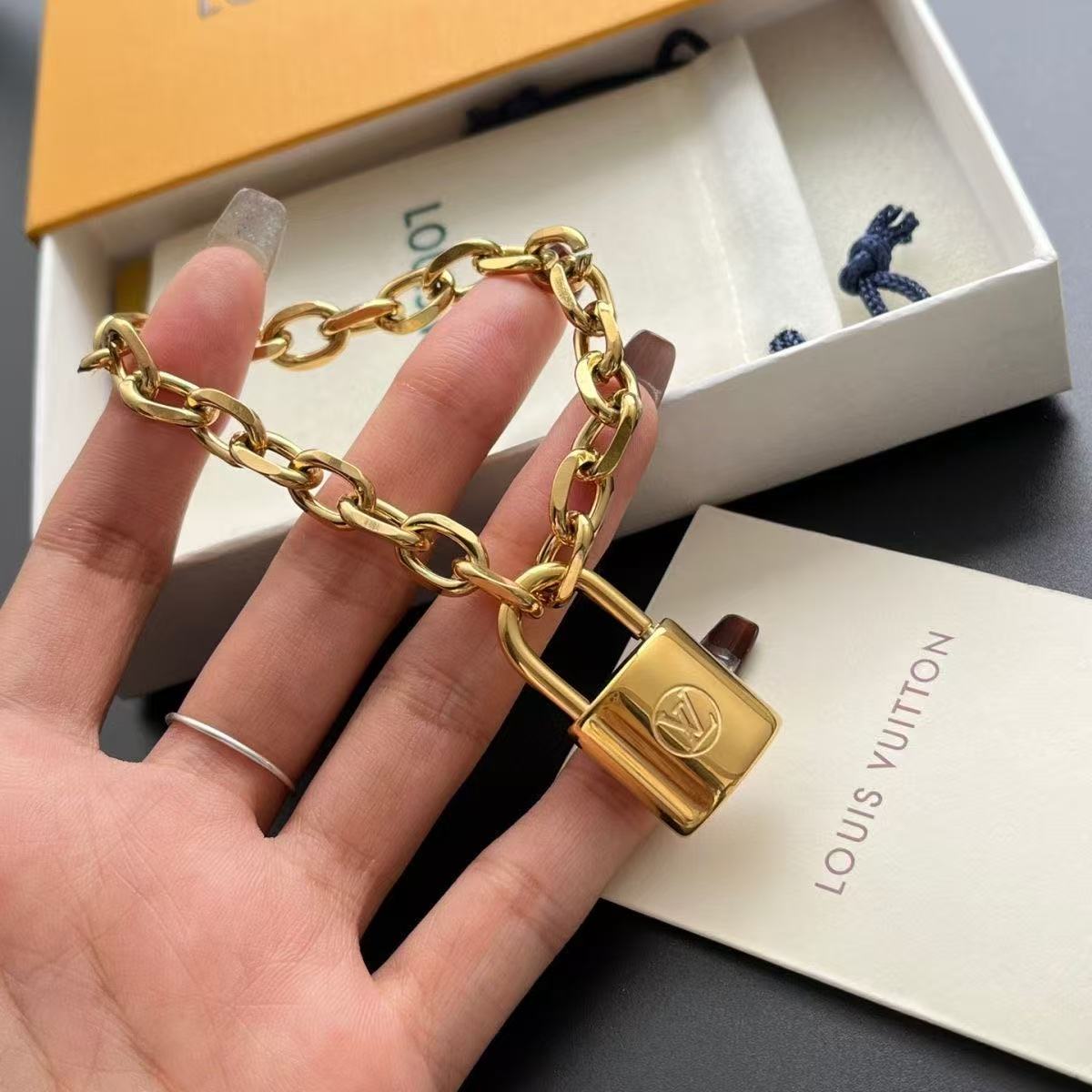 LV Titanium Steel Lockme Bracelet YPD25090918