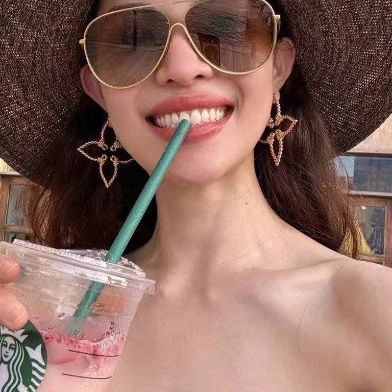 LV Gold Rope - Textured Monogram Flower Earrings YPD25090932