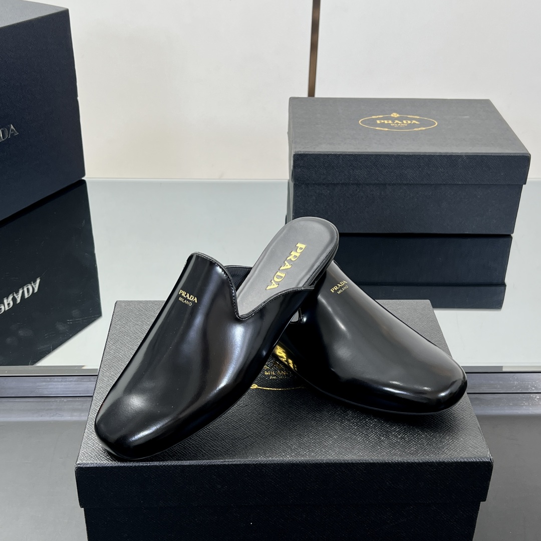 PRA 25New Men's Leisure Leather Slippers AM25090926